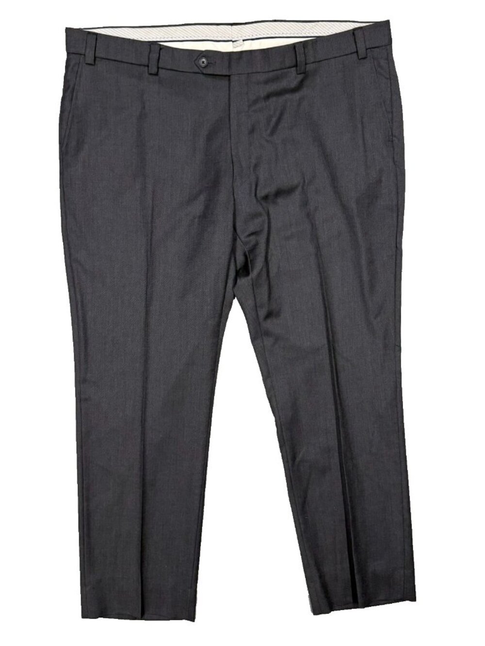 Ballin Dress Pants "Comfort-EZE" 120s Wool Trousers Grey 44x32